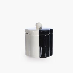 ΒΑΖΟ ΓΙΑ ΒΑΜΒΑΚΙ DOMINO NEF-NEF HOMEWARE BLACK/WHITE