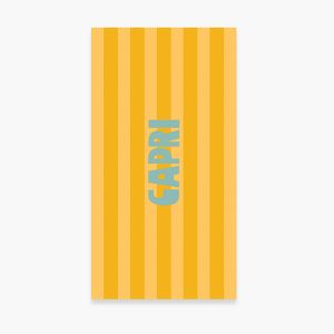 ΠΕΤΣΕΤΑ ΘΑΛΑΣΣΗΣ CAPRI 80X160 YELLOW