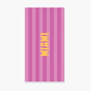 ΠΕΤΣΕΤΑ ΘΑΛΑΣΣΗΣ MIAMI 80X160 MAUVE
