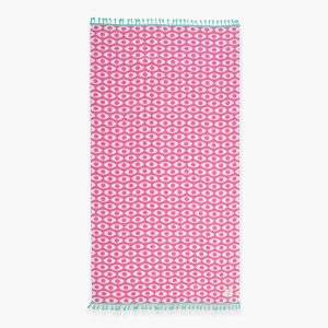 ΠΕΤΣΕΤΑ ΘΑΛΑΣΣΗΣ OPTION FRINGES 90X170 FUCHSIA