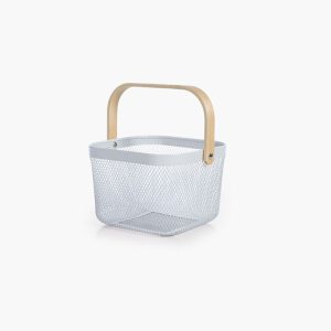 ΚΑΛΑΘΙ ΜΕ ΛΑΒΗ VISTA 24X24X17 NEF-NEF HOMEWARE WHITE