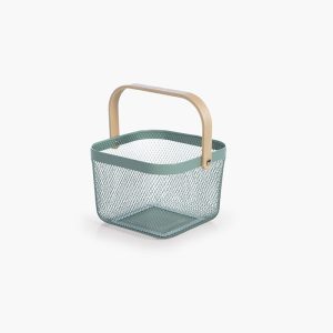 ΚΑΛΑΘΙ ΜΕ ΛΑΒΗ VISTA 24X24X17 NEF-NEF HOMEWARE GREEN
