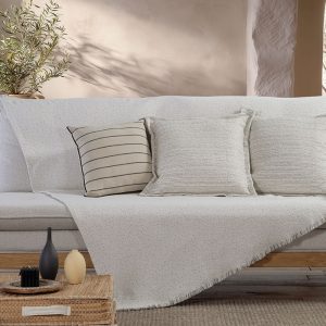 ΡΙΧΤΑΡΙ ΠΟΛΥΘΡΟΝΑΣ MALTA 26 170X180 NEF-NEF HOMEWARE ECRU/BLACK