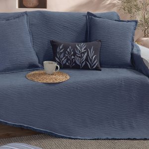 ΡΙΧΤΑΡΙ ΤΡΙΘΕΣΙΟΥ ΚΑΝΑΠΕ ZEBRA 170X300 NEF-NEF HOMEWARE DENIM