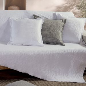 ΡΙΧΤΑΡΙ ΤΡΙΘΕΣΙΟΥ ΚΑΝΑΠΕ ZEBRA 170X300 NEF-NEF HOMEWARE WHITE
