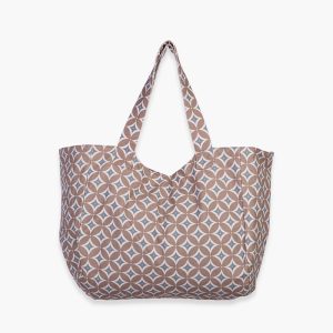 ΤΣΑΝΤΑ ΘΑΛΑΣΣΗΣ SPARKLE 41X39X24 BROWN