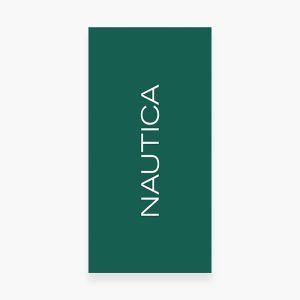 ΠΕΤΣΕΤΑ ΘΑΛΑΣΣΗΣ NAUTICA-NAU LOGO 80X160 GREEN