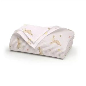 Κουβέρτα Πικέ Παιδική Blush Ροζ 160x240εκ.  Borea