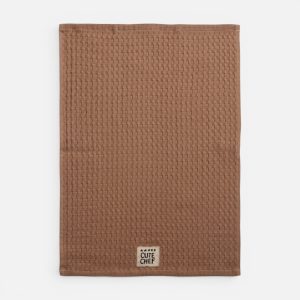 Ποτηρόπανο Cute Chef 45×68 Nef Nef Homeware BROWN Ποτηρόπανο Cute Chef 45x68 Nef Nef Homeware BROWN