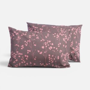 Μαξιλαροθήκη Floriva 52×72 Nef Nef Homeware BROWN Μαξιλαροθήκη Floriva 52x72 Nef Nef Homeware BROWN