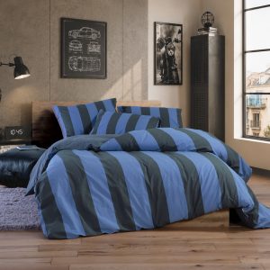 Σετ Παπλωματοθήκη 2τμχ Βαμβακερή Μονή Casual Vertia 1Χ(170Χ240)+1Χ(52Χ72) Nef Nef Homeware BLUE/BLACK Σετ Παπλωματοθήκη 2τμχ Βαμβακερή Μονή Casual Vertia 1Χ(170Χ240)+1Χ(52Χ72) Nef Nef Homeware BLUE/BLACK