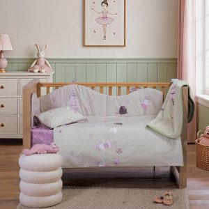 Σετ Σεντόνια 3τμχ Κούνιας Βρεφικά Ballerine World 2X(120X170)+1X(30X40) Nef Nef Homeware GREEN Σετ Σεντόνια 3τμχ Κούνιας Βρεφικά Ballerine World 2X(120X170)+1X(30X40) Nef Nef Homeware GREEN