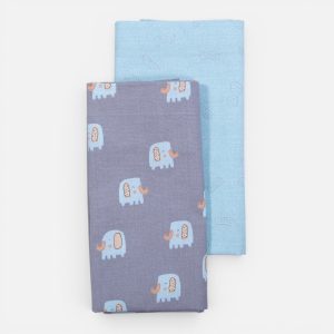 Σετ Σεντόνια 2τμχ Λίκνου Βρεφικά 2τεμ. Elephants 2Χ(70Χ120) Nef Nef Homeware GREY Σετ Σεντόνια 2τμχ Λίκνου Βρεφικά 2τεμ. Elephants 2Χ(70Χ120) Nef Nef Homeware GREY