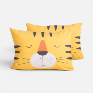 Μαξιλαροθήκη Happy Bear 52X72 Nef Nef Homeware YELLOW Μαξιλαροθήκη Happy Bear 52X72 Nef Nef Homeware YELLOW