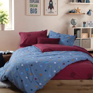 Σετ Παπλωματοθήκη 2τμχ Παιδική Μονή Dots Blue 1Χ(160Χ240)+1Χ(52Χ72) Nef Nef Homeware BLUE Σετ Παπλωματοθήκη 2τμχ Παιδική Μονή Dots Blue 1Χ(160Χ240)+1Χ(52Χ72) Nef Nef Homeware BLUE