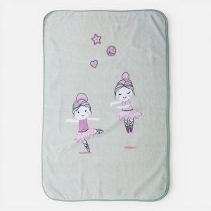 Κουβέρτα Βρεφική Κούνιας Ballerine World 100x140  Nef Nef Homeware GREEN
