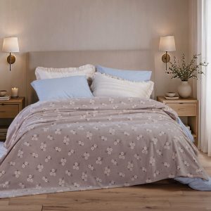 Κουβέρτα Fleece Υπέρδιπλη 240X220 Judith  Nef Nef Homeware GREY