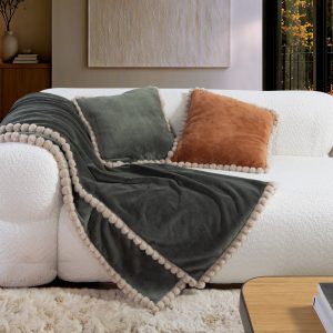 Κουβερτάκι Καναπέ Pompozia 130×180 Nef Nef Homeware GREEN Κουβερτάκι Καναπέ Pompozia 130x180 Nef Nef Homeware GREEN