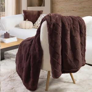 Κουβερτάκι Καναπέ Mizenie 130x180  Nef Nef Homeware BROWN
