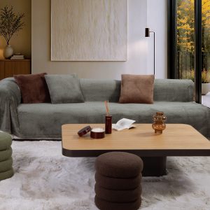 Ριχτάρι Τριθέσιου Καναπέ Edinber 180x300  Nef Nef Homeware GREEN