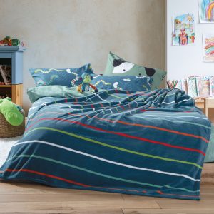Κουβέρτα Παιδική Fleece Chromatic 160x220  Nef Nef Homeware PETROL