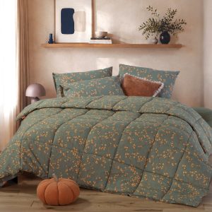 Πάπλωμα Υπέρδιπλο Floriva 240x220  Nef Nef Homeware GREEN