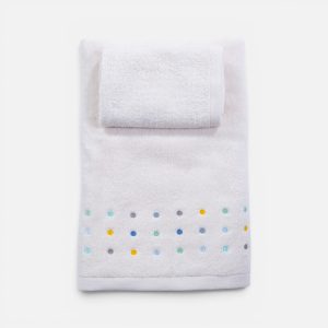 Πετσέτες Βρεφικές Σετ 2τεμ. 30X50+70X140 Dots  Nef Nef Homeware ECRU/BLUE