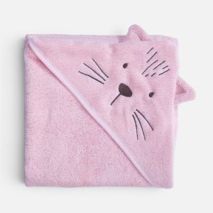 Κάπα Βρεφική Cats Are Perfect 75x75  Nef Nef Homeware LOTUS PINK