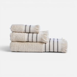 Σετ Πετσέτες 3 Τμχ 30X50+50X90+70X140 Apart  Nef Nef Homeware ECRU
