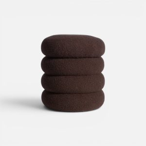 Μπουκλέ Σκαμπό Stool 35X40  Nef Nef Homeware BROWN