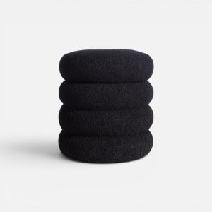 Μπουκλέ Σκαμπό Stool 35X40  Nef Nef Homeware BLACK