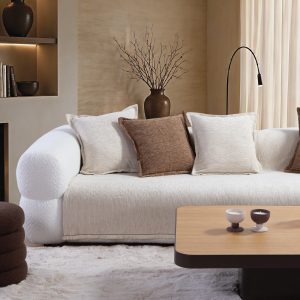 Ριχτάρι Τριθέσιου Καναπέ Venezia 170x300  Nef Nef Homeware ECRU