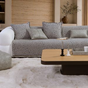 Ριχτάρι Τριθέσιου Καναπέ Leopard 170x300  Nef Nef Homeware GREY