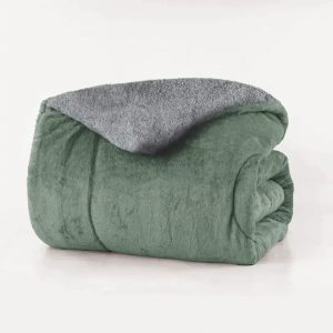 Κουβερτοπάπλωμα Cozy Μονό 160×220εκ. Διπλής Όψης Λάδι Γκρι Borea Κουβερτοπάπλωμα Cozy Μονό 160×220εκ. Διπλής Όψης Λάδι Γκρι Borea
